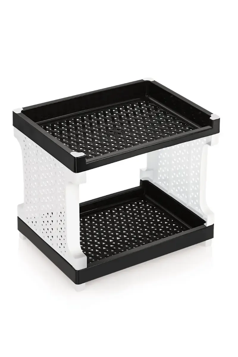 Liza Polypropylene 2 Layer Detachable Organizer Rack - 34 x 30 Cm
