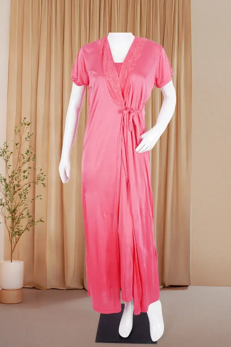 Polyester Solid - 6 Piece Night Dress Set for Women