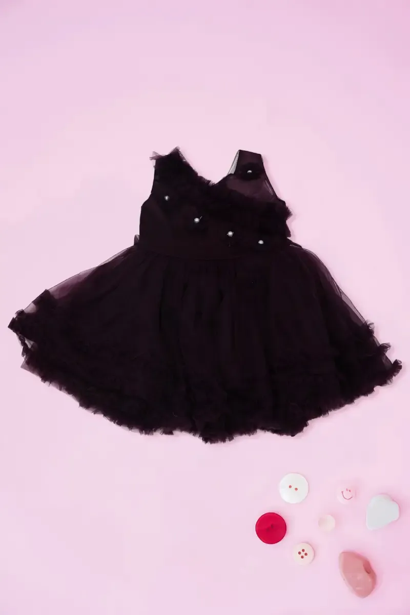 Toddler Girl's Netted Frock 