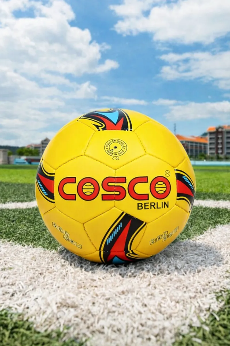 Cosco Berlin PVC Football (Yellow) - Size 5