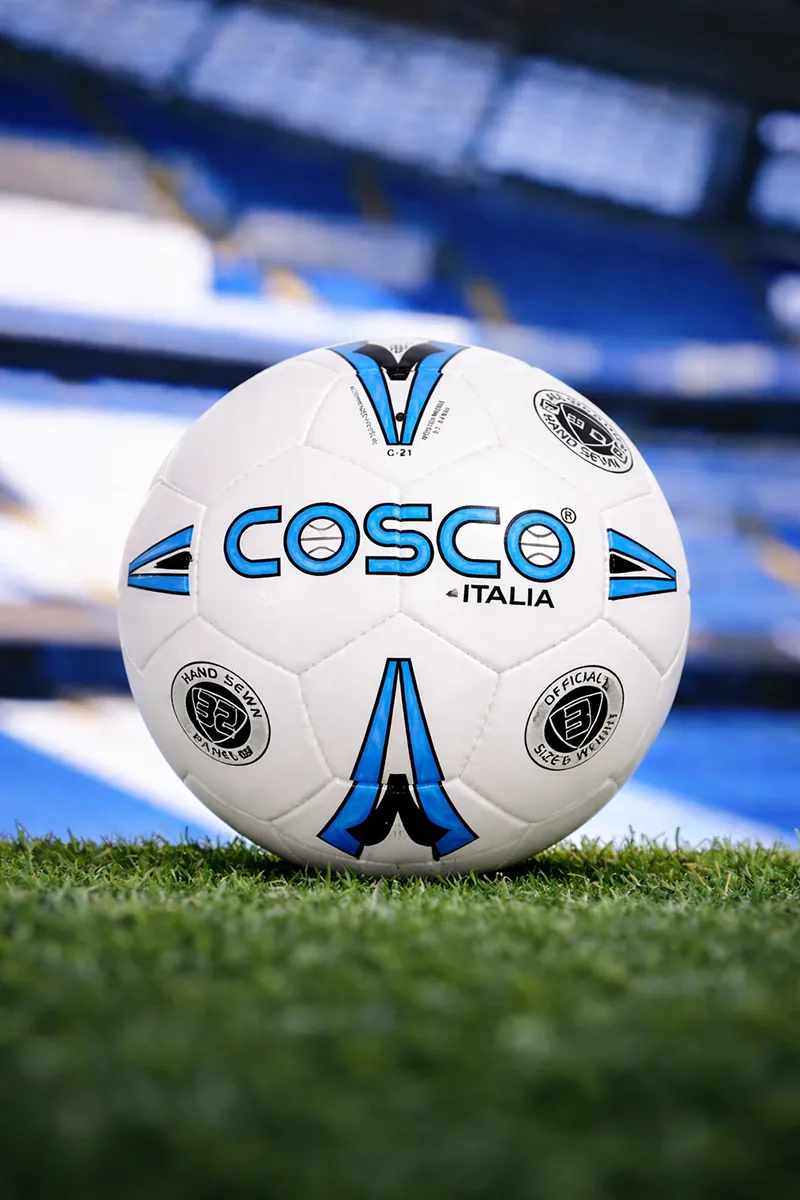 Cosco Italia Football (White/Blue) - Size 3