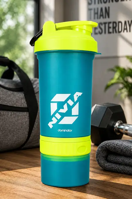 Nivia Dominator 2.0 Shaker Bottle (Royal/Blue, pack of 1) - 650 ml 017007ROY