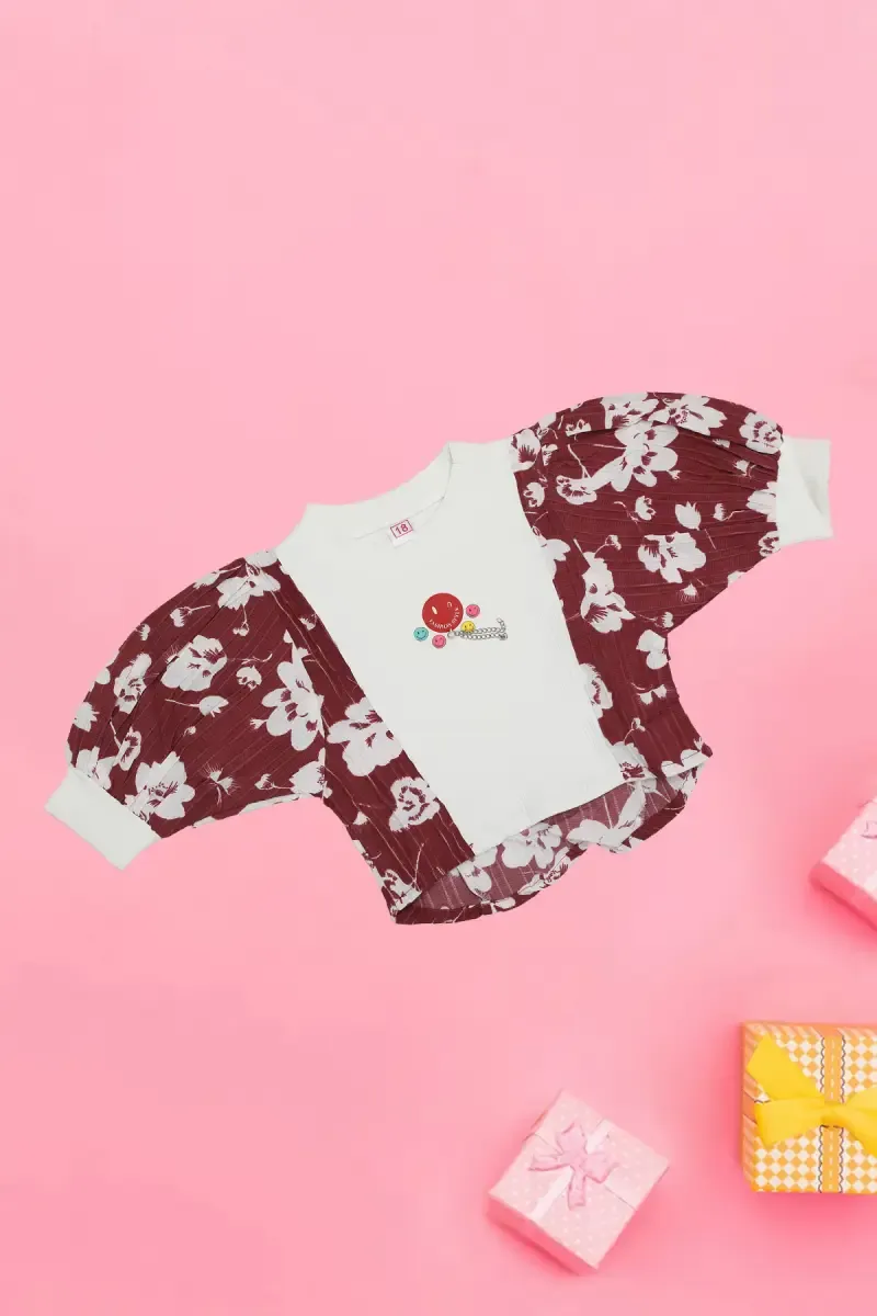 Baby Girl's Floral Printed Top