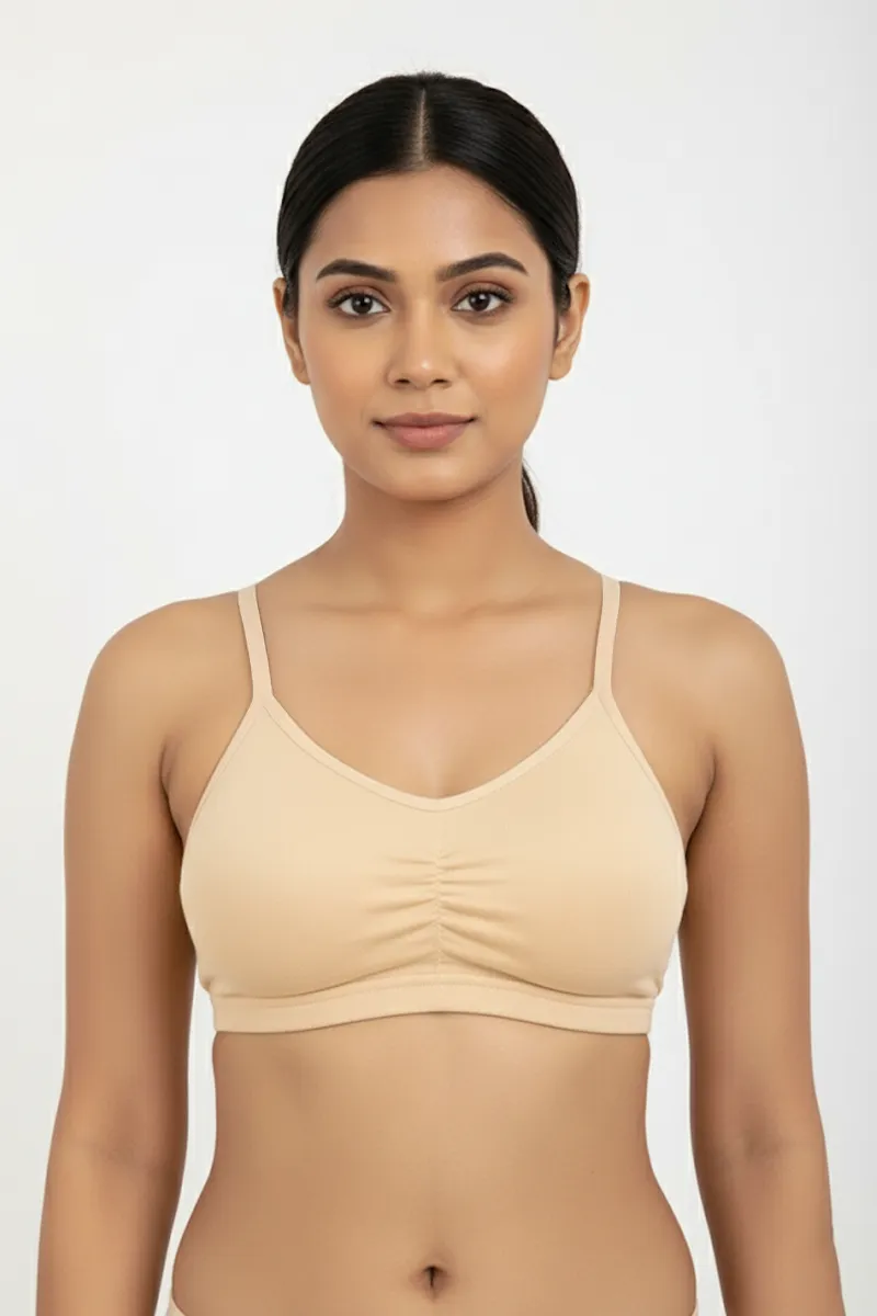 Cotton Blend Padded Sports Bra for Women  017155SANFRE
