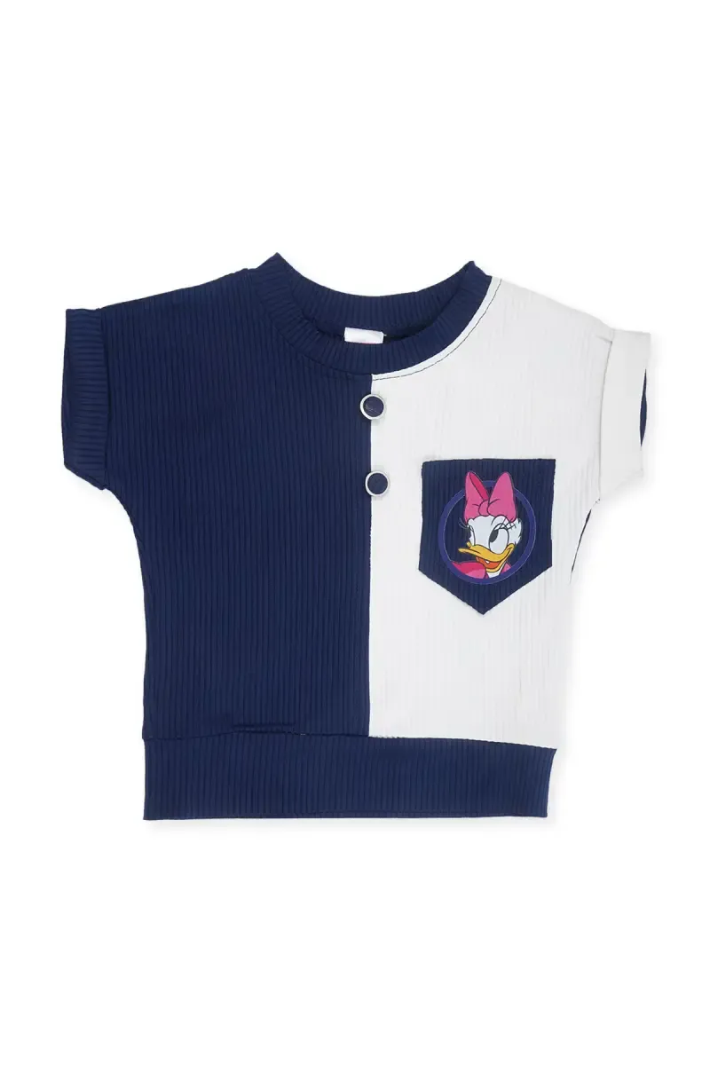 Girl's Corduroy Solid Top (1 - 4 Yrs) 01718712YRSNAVBLU