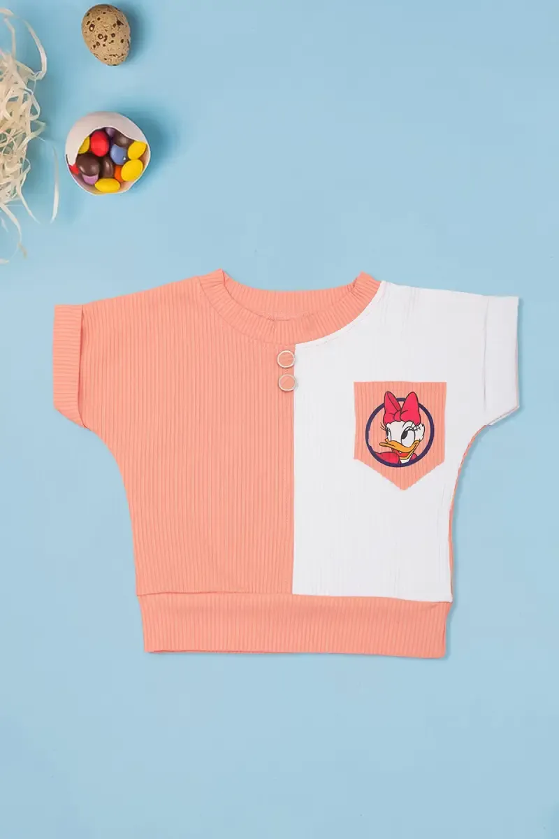 Baby Girl's Corduroy Printed Top 017200PEA612