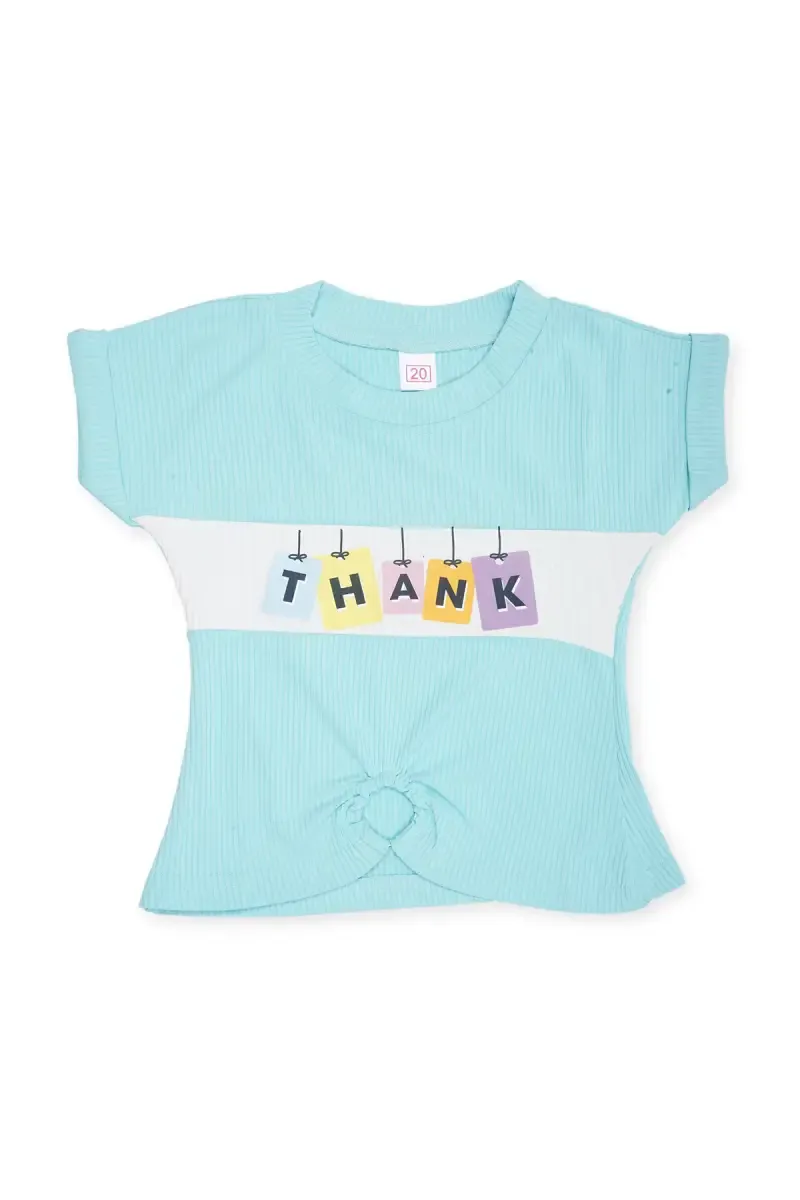 Girl's Corduroy Printed Top (1 - 4 Yrs) 01724534YRSAQU