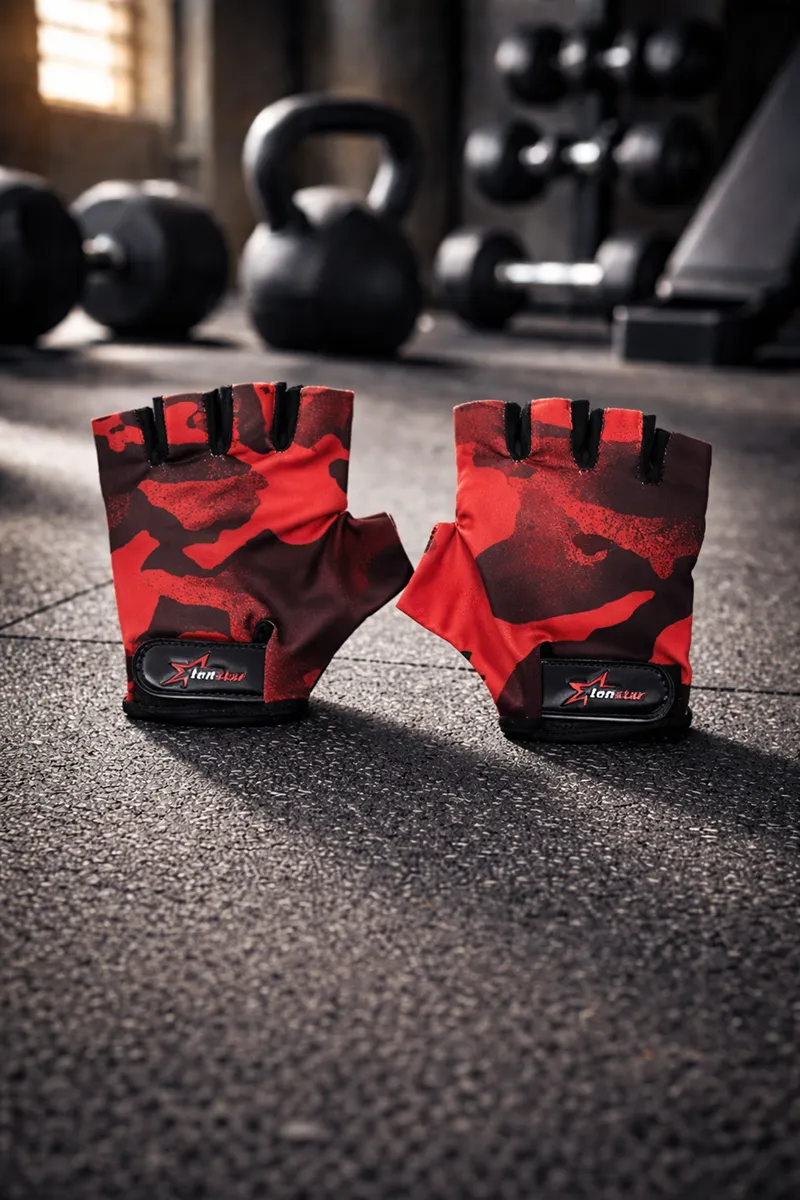 Unisex Gym Gloves (Orange)