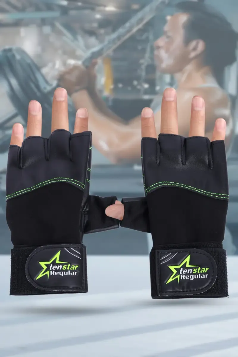 Padded Free Gym Gloves (Black)