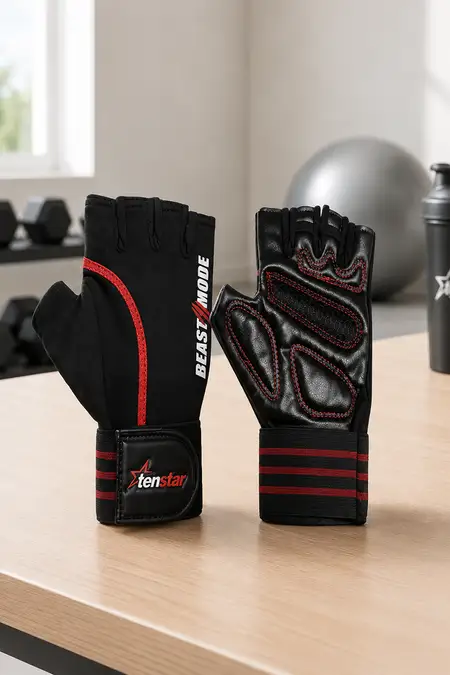 Unisex Gym Gloves (Black)