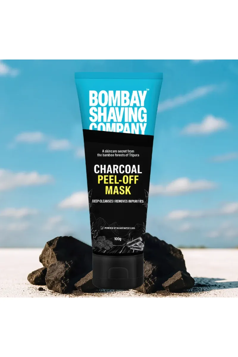 Bombay Shaving Company Activated Charcoal Peel Off Mask for Men - 100 g
