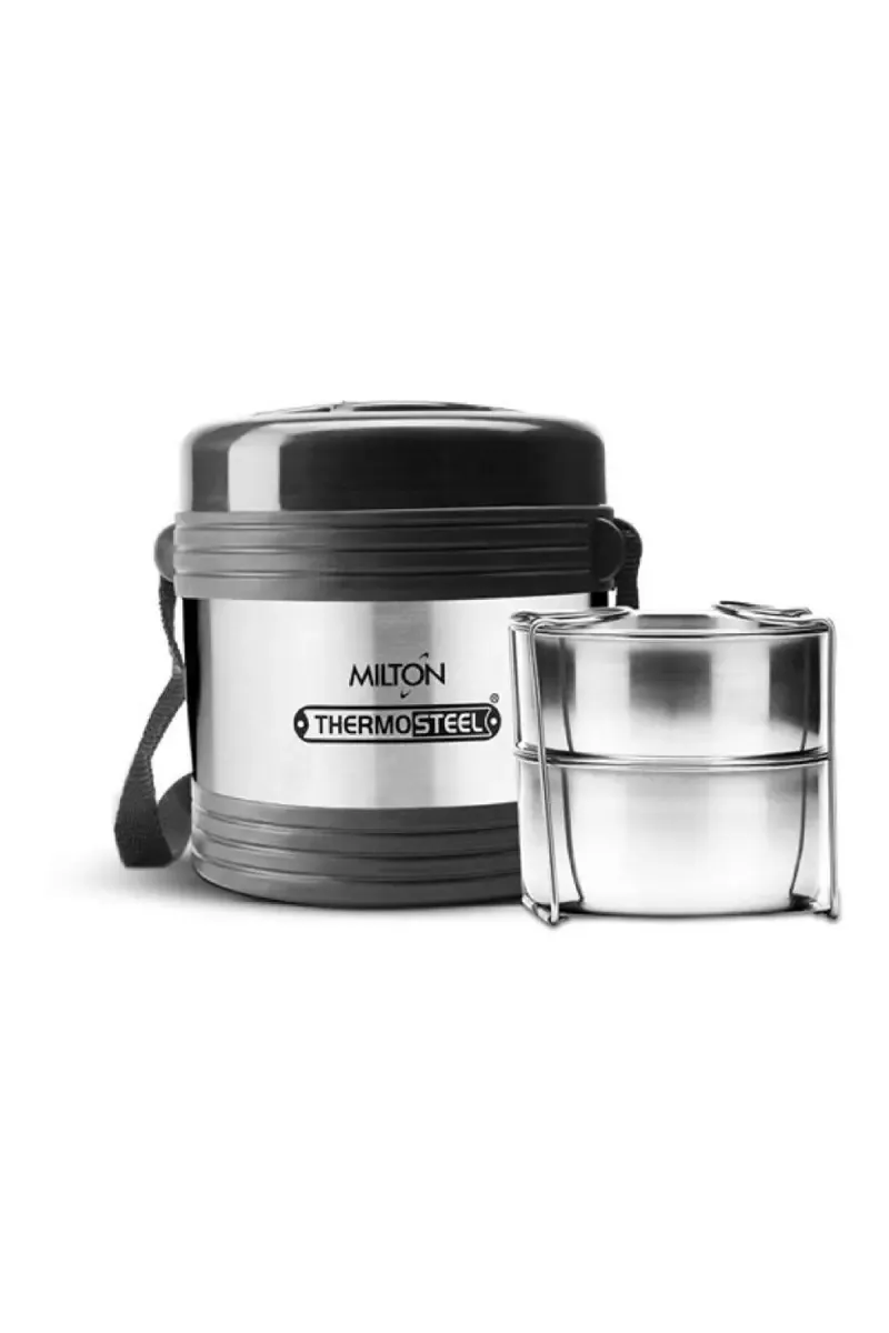 Milton Plastic & Stainless Steel Legend Insulated Tiffin Box - 460 ML