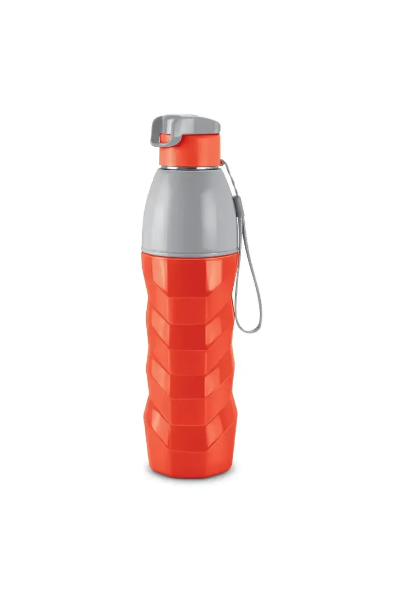 Milton Plastic & Stainless Steel Insulated Racer Water Bottle - 520 ML 017617RED520ML