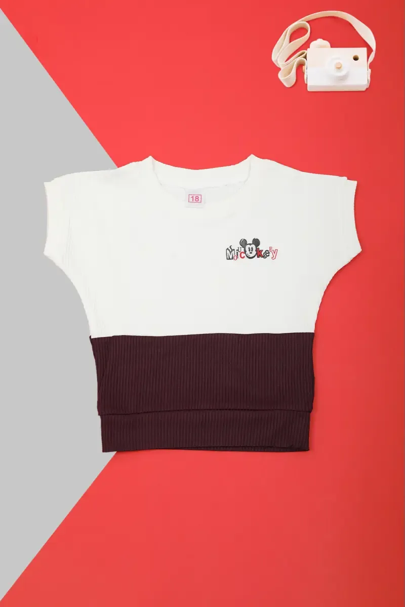 Baby Girl's Corduroy Printed Top 017673WIN6122
