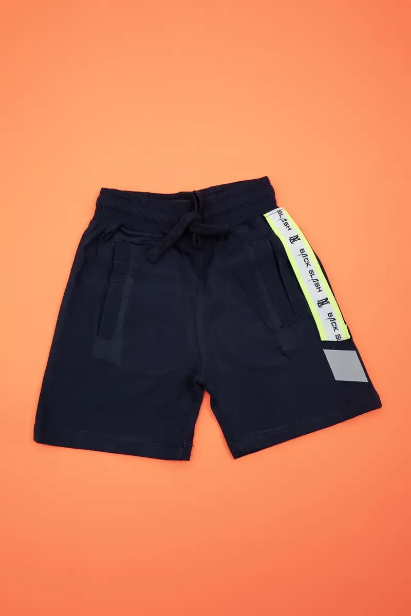 Boy's Typographic Printed Shorts