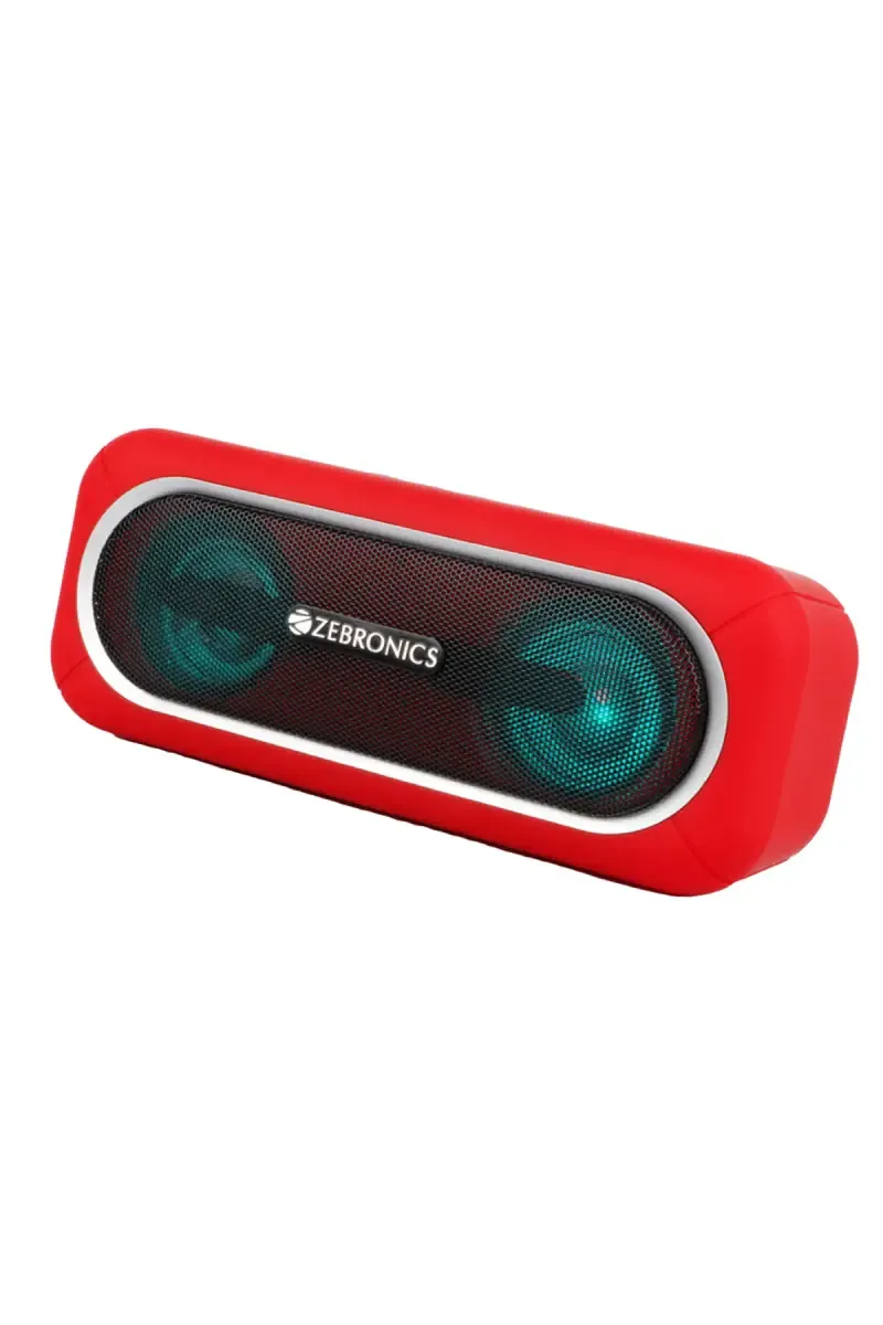 Zebronics Delight 20 10 W Wireless Bluetooth Speaker with TWS Function, FM Radio, Call Function (Red) 017870DEL20RED