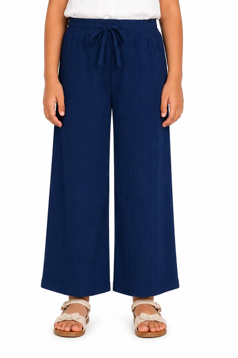 Girl's Lycra Solid Palazzos 018027TEA910YRS