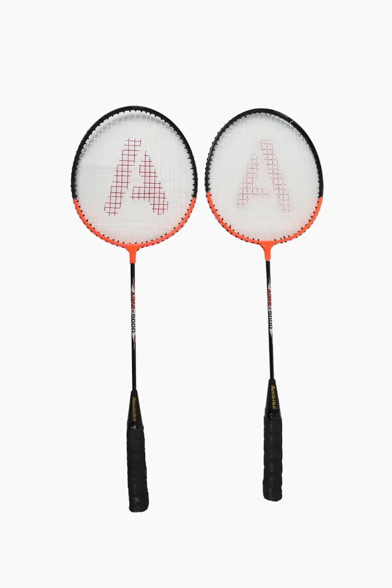 Wide Body Badminton Racquet- Pack Of 2 (Color May Vary)
