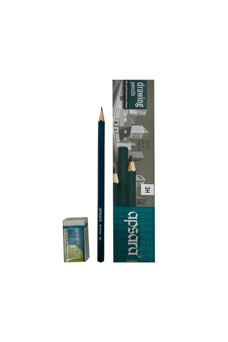 Apsara 3H Drawing Pencil - 10pcs (Pack of 1)