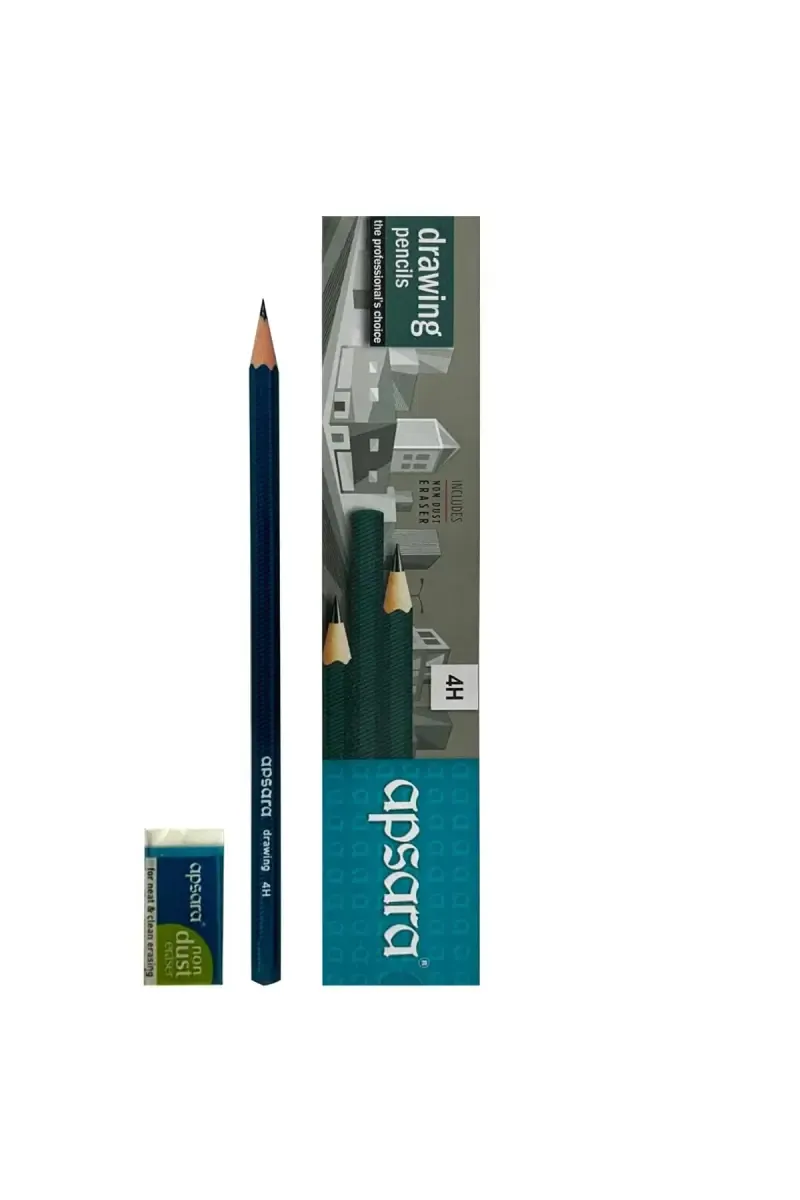 Apsara 4H Drawing Pencil - 10pc (Pack of 1) 