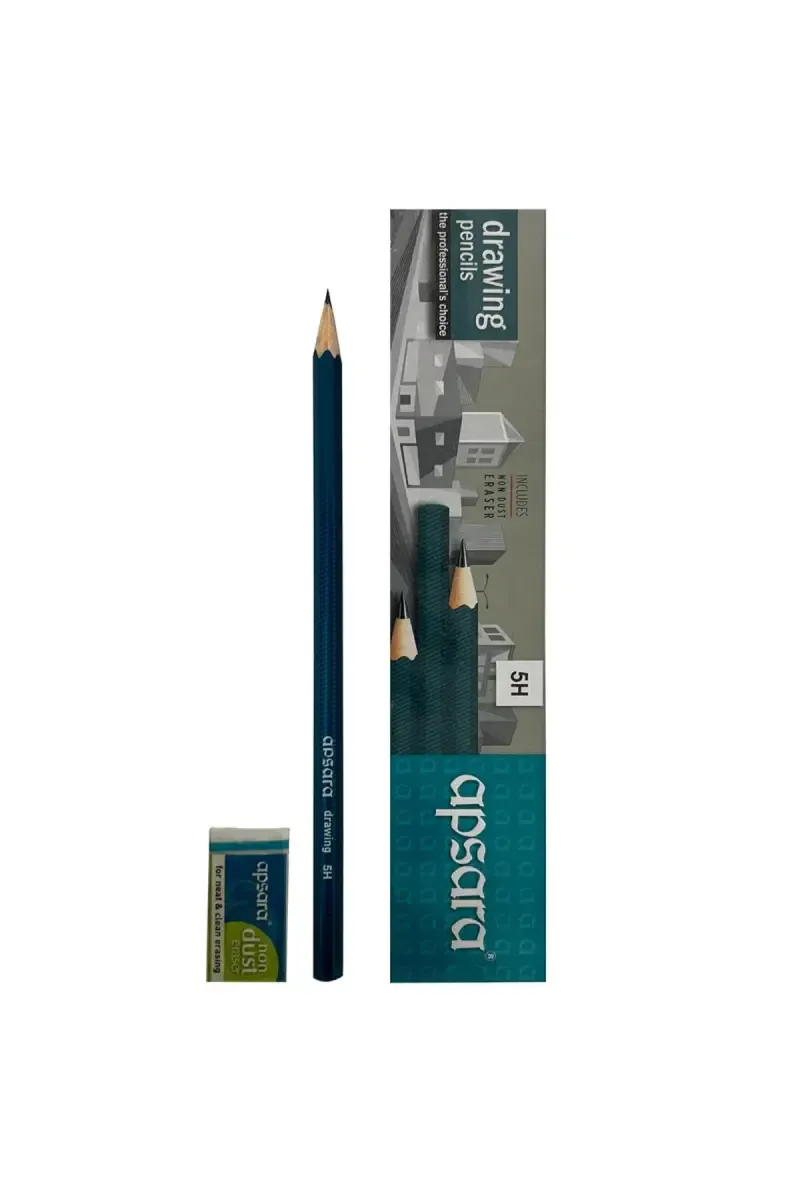 Apsara Drawing 5H Pencil - 10pc (Pack of 1)
