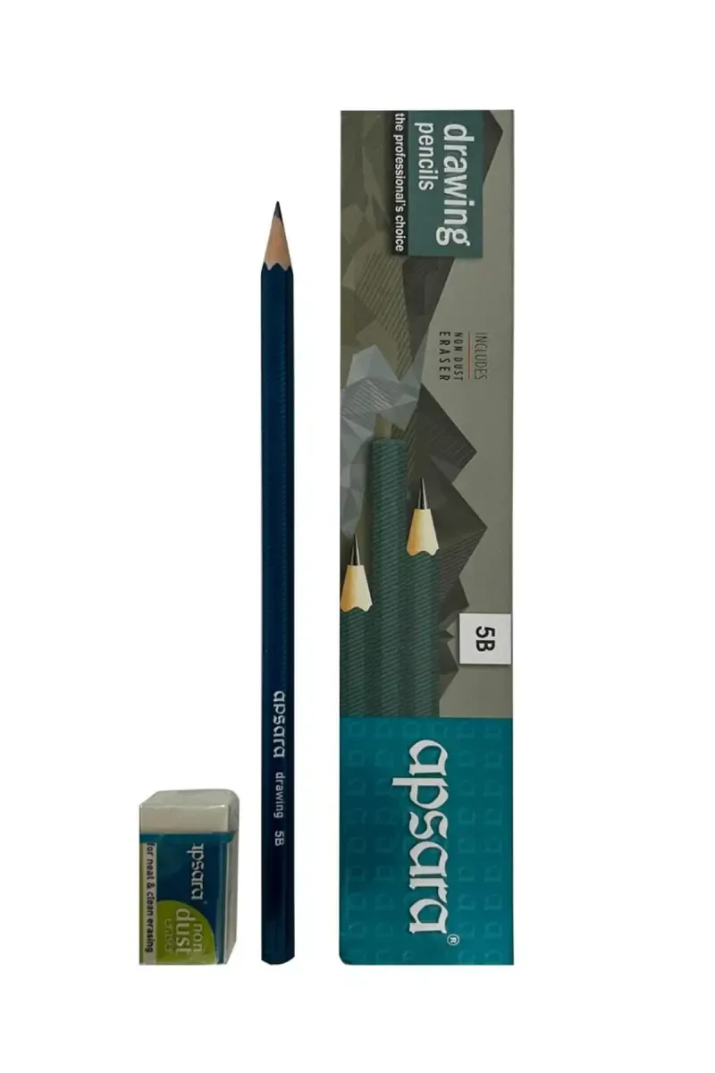 Apsara Drawing 5B Pencil - 10pc (Pack of 1)  