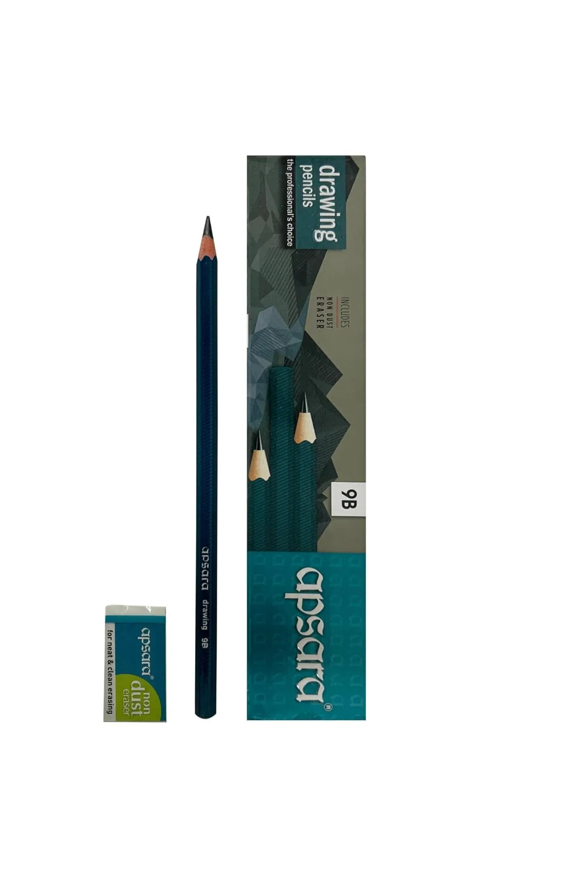Apsara Drawing 9B Pencil - 10pc (Pack of 1)