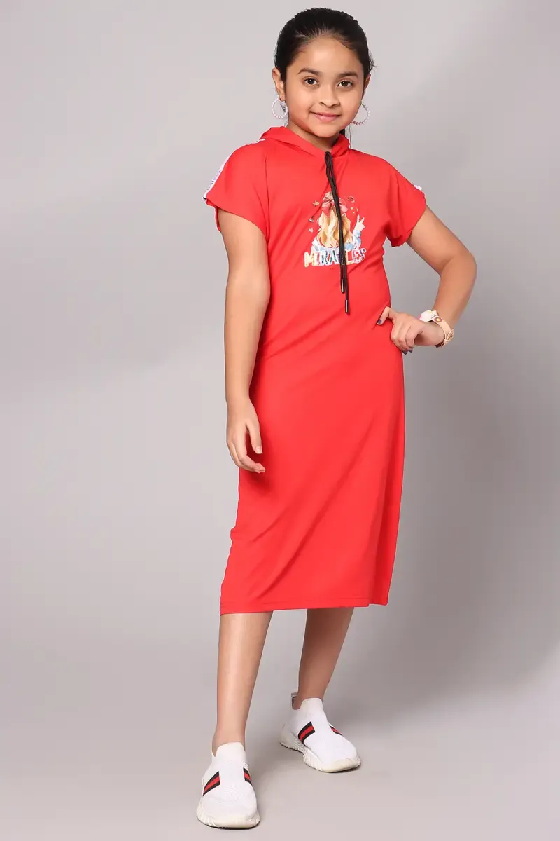 Girl's Cotton Blend Printed Top (3-16 Yrs)