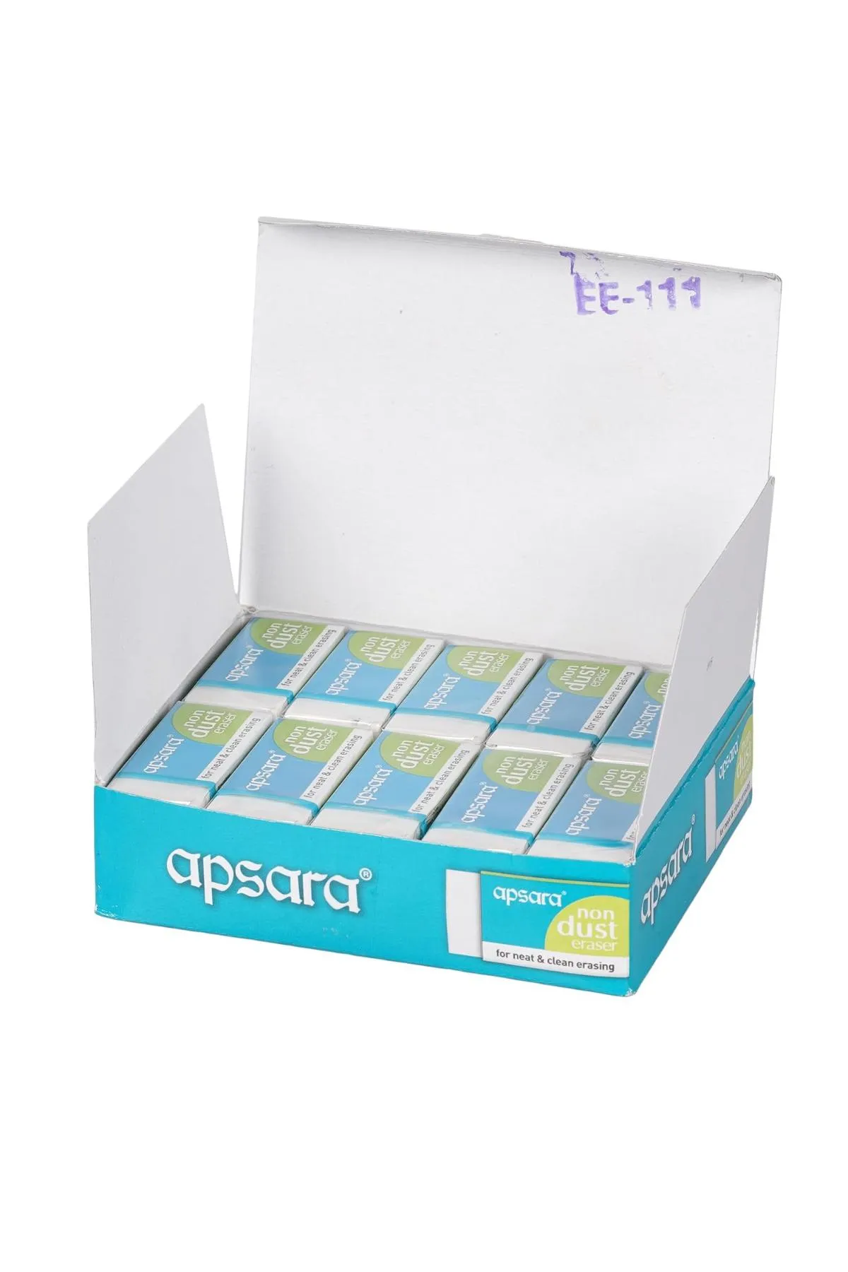 Apsara Non-Dust Erasers - Pack of 20