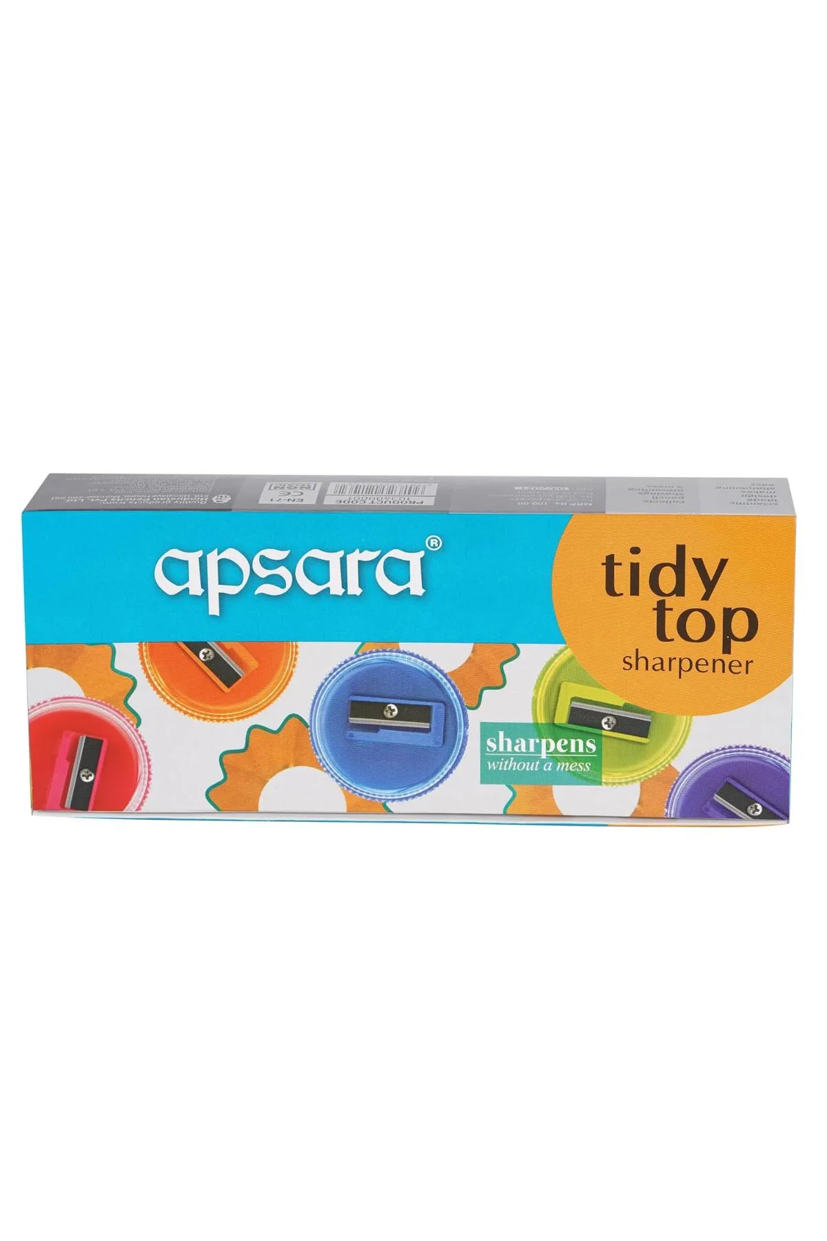 Apsara Plastic Tidy Top Sharpener - Pack of 20