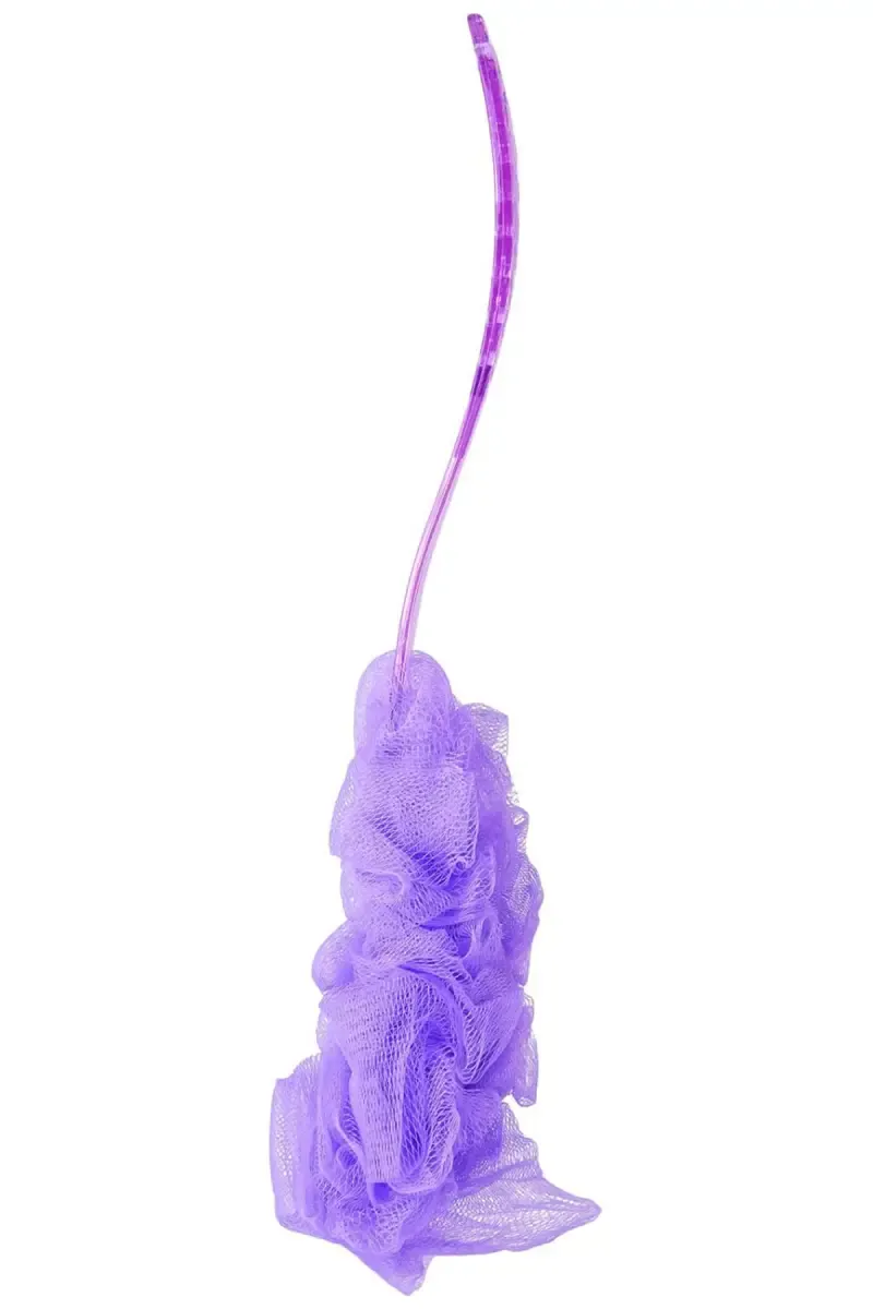 Vivin Long Handle Bath Body Brush Loofa and Shower Sponge (Purple) - Pack Of 1 018339PUR