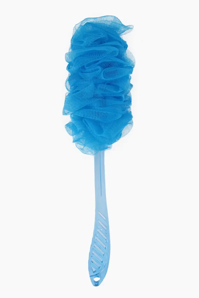 Vivin Long Handle Bath Body Brush Loofa and Shower Sponge (Sky Blue) - Pack Of 1 018339SKYBLU