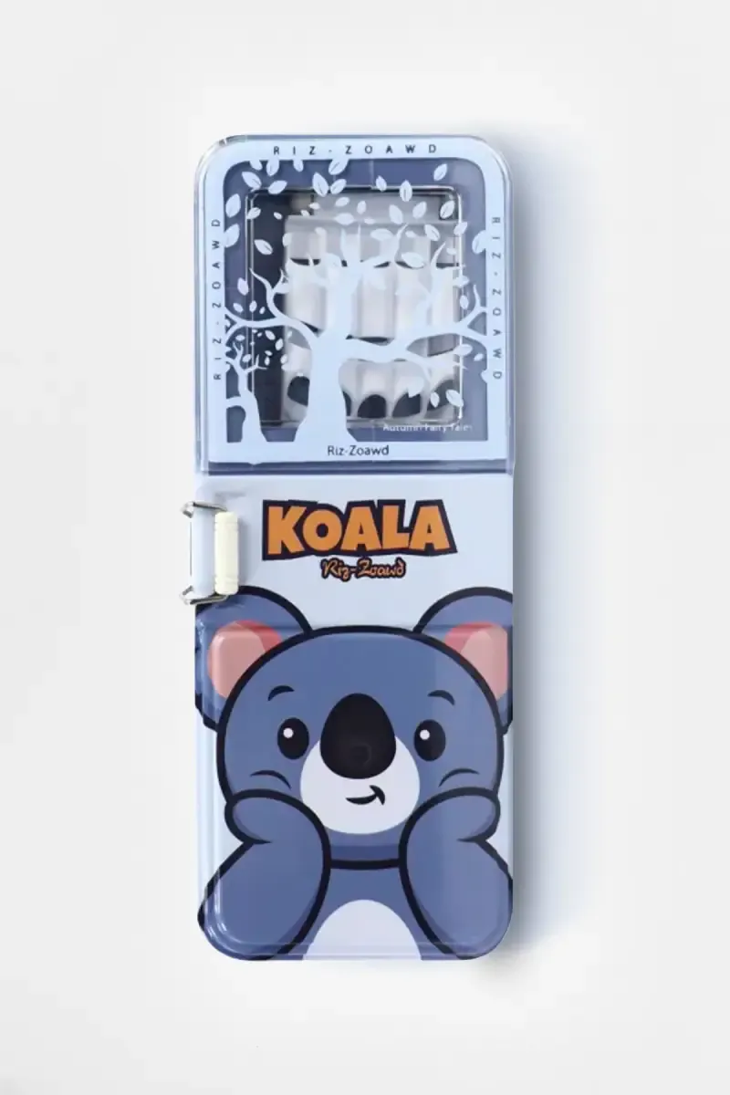 EVA Foam Koala Printed Pencil Box for Kids - Blue