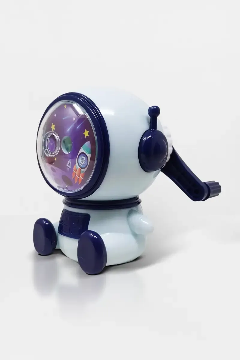 Astronaut Plastic Pencil Sharpener for Kids, Multicolor - 1 Pc