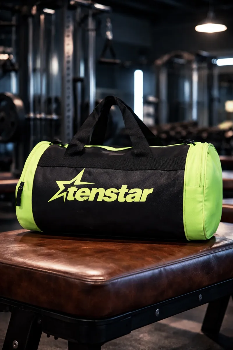 Gym Bag/Duffle Bag (Green/black) - Medium
