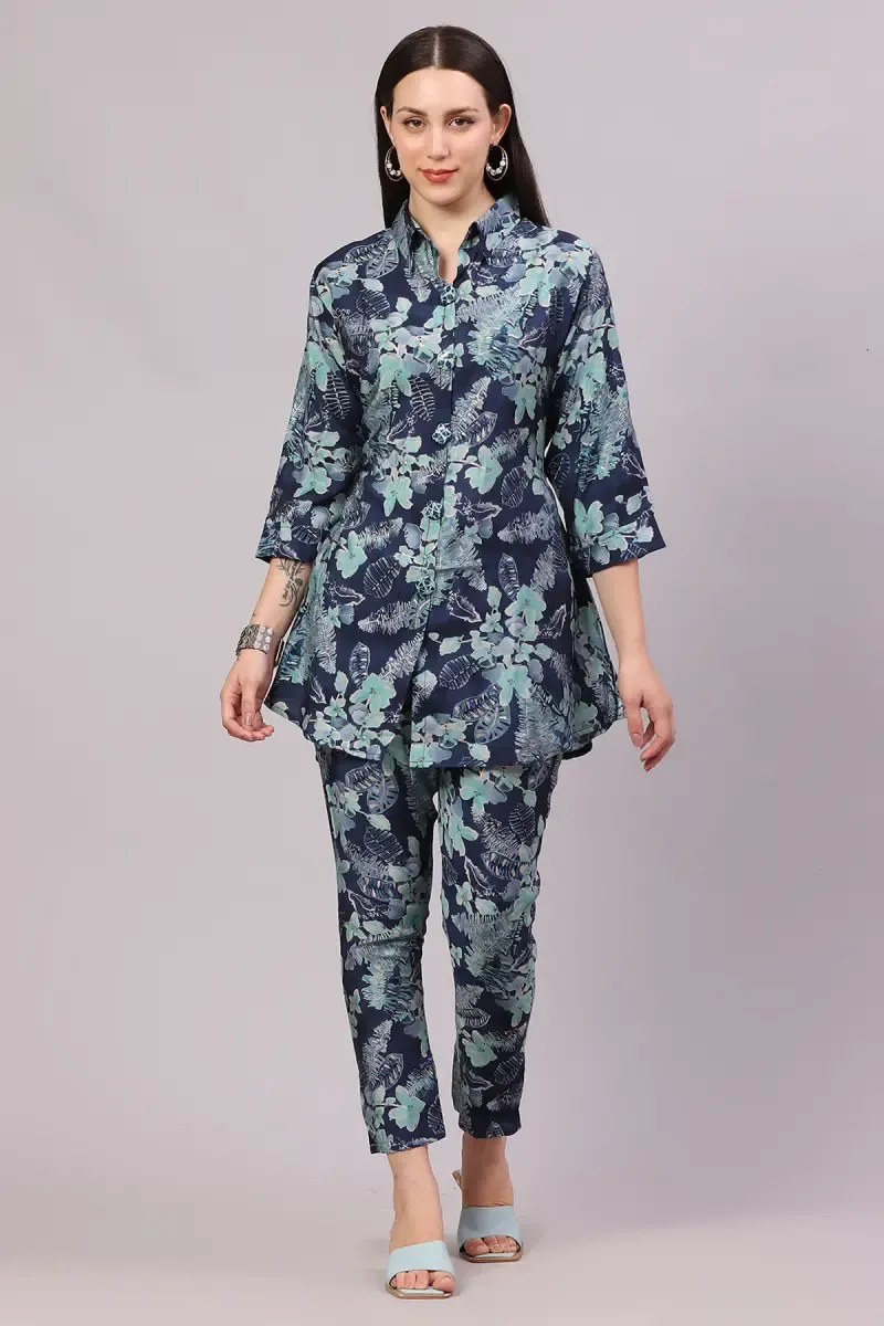 Polyester Printed Co-ord Set for Women