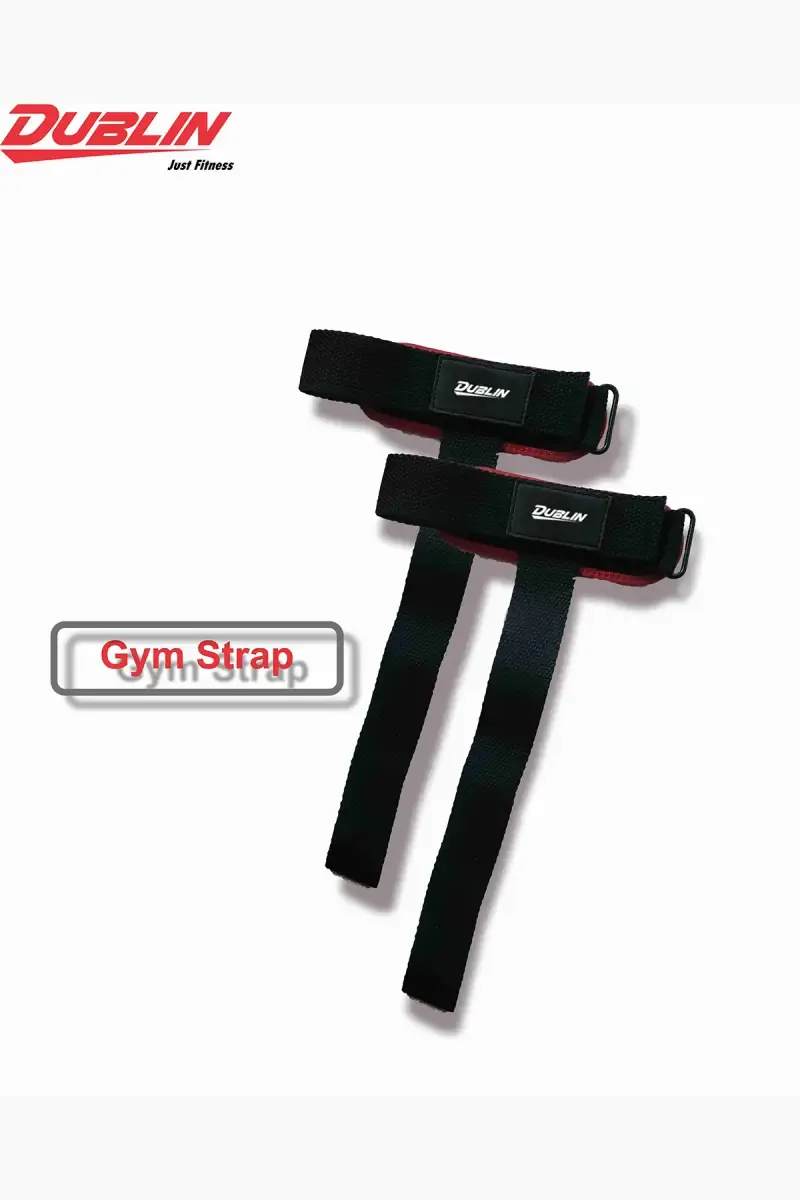 Wrist Support Lifting Strap (Black/Red)
