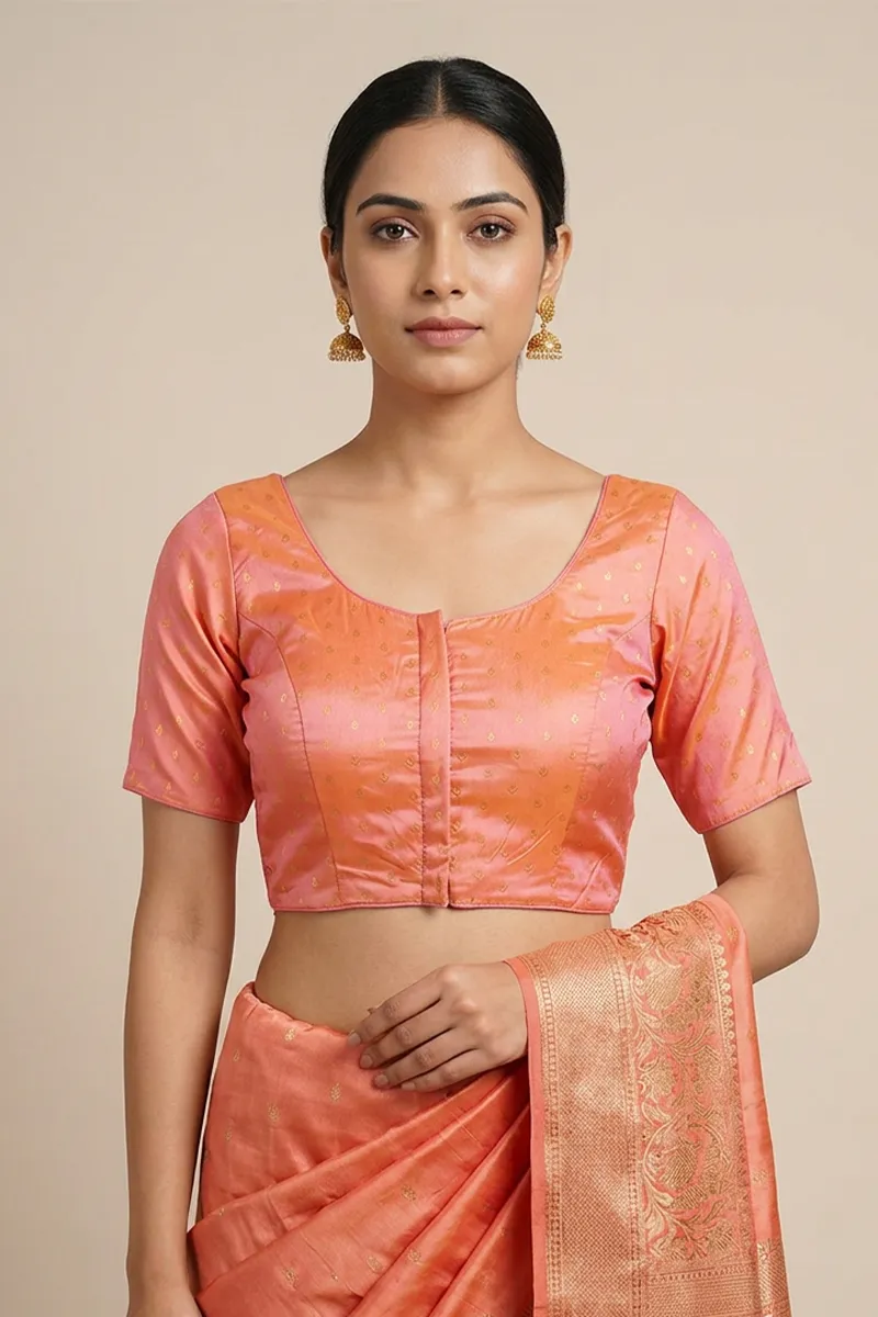 Banarasi Silk Printed Readymade Blouse for Women 018908PEA42
