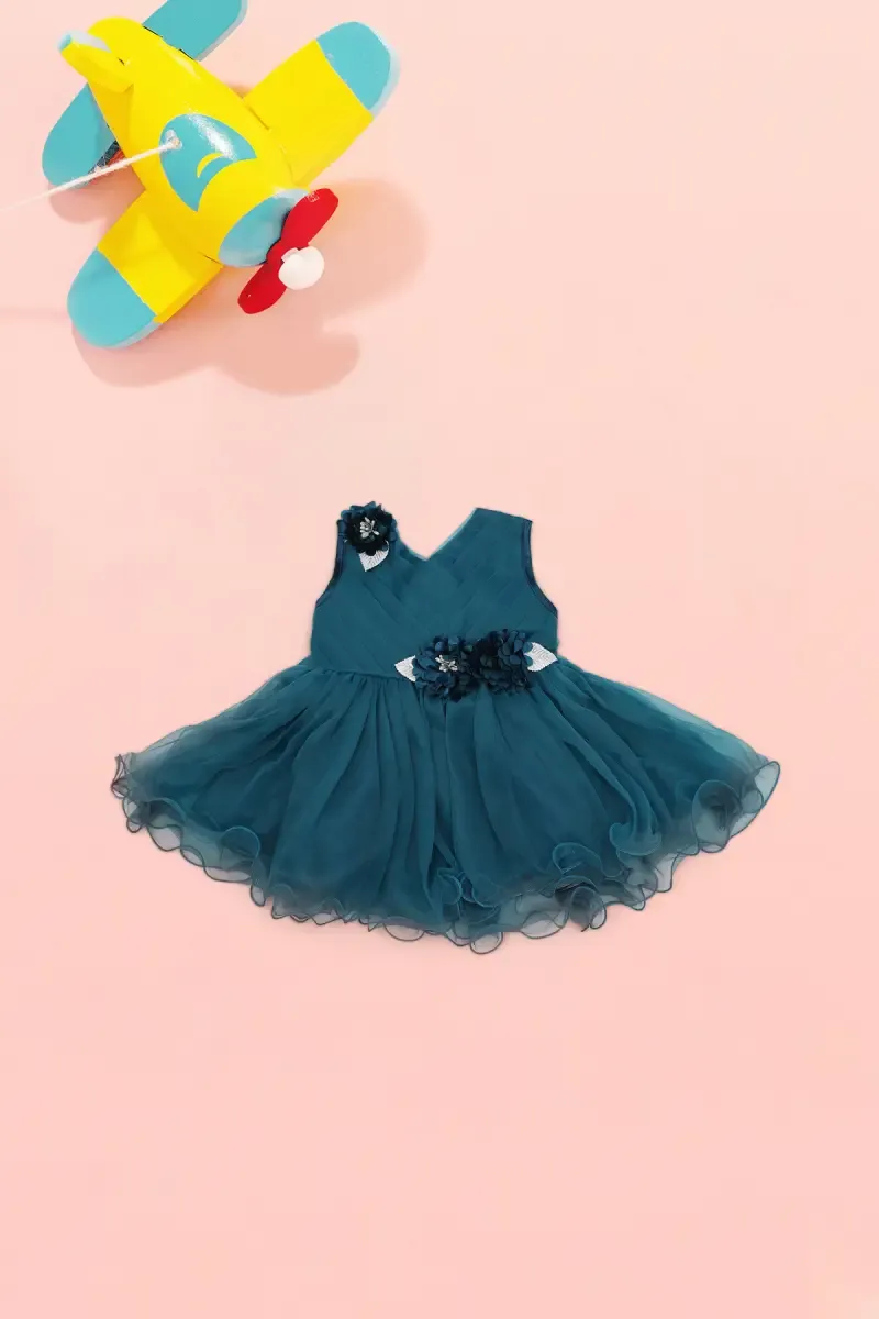 Fit and Flared Frock for Baby Girl 018919TEA612