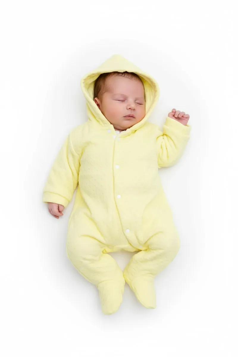Woolen Sleepsuits for New Born Baby 018981YEL36M