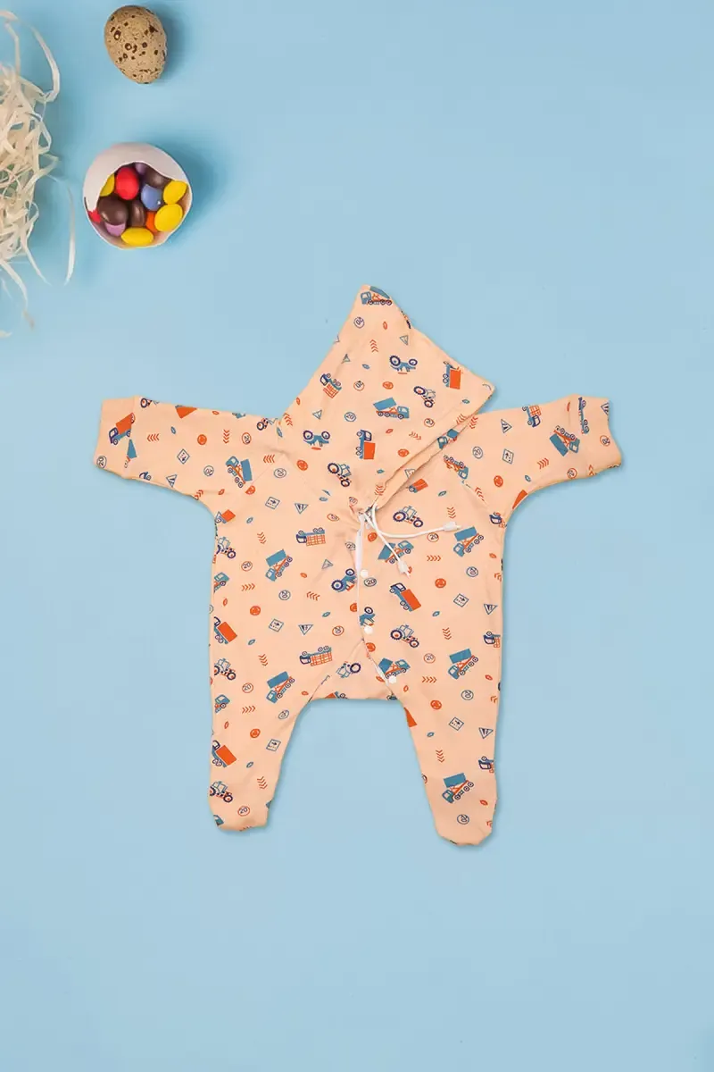 New Born Printed Sleepsuit