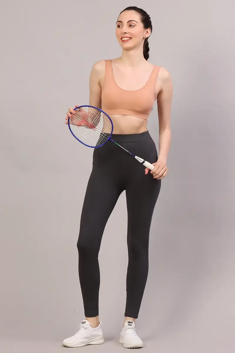 Cotton Lycra Solid Track Pant for Women 019088XXLGRE2