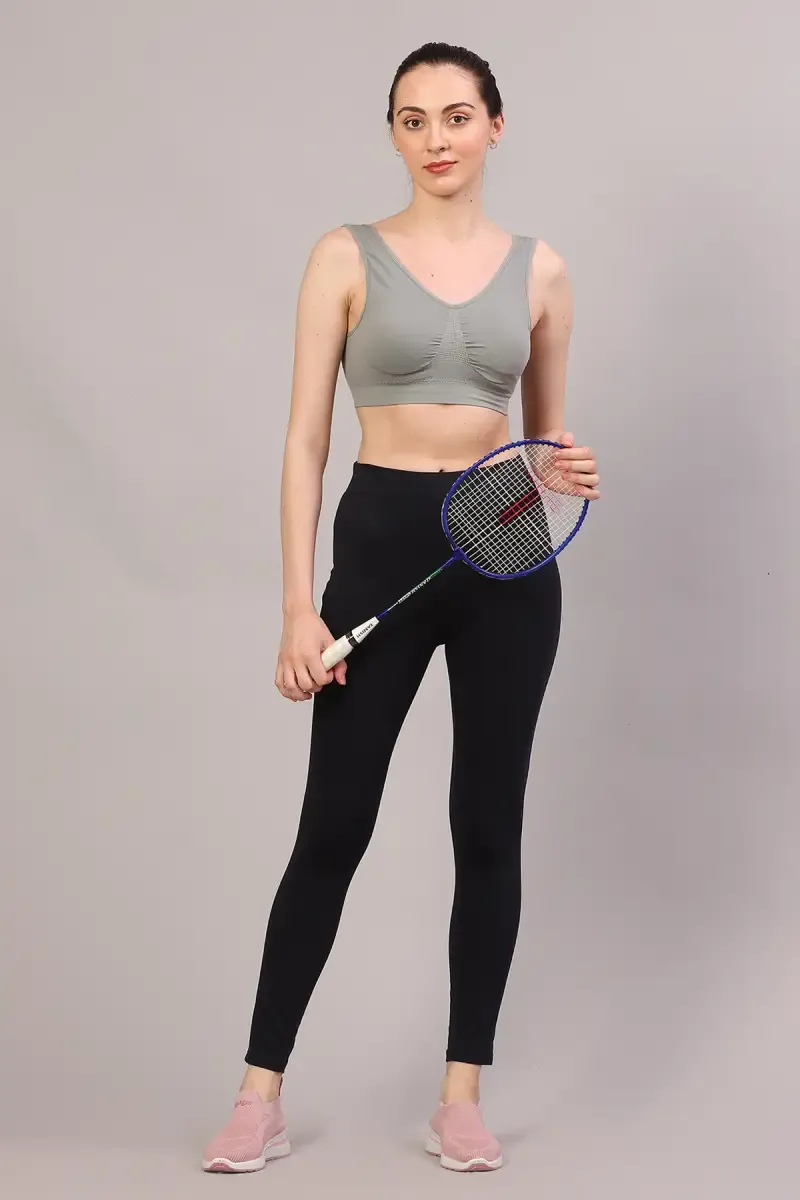 Cotton Lycra Solid Track Pant for Women 019088XXLNAVBLU