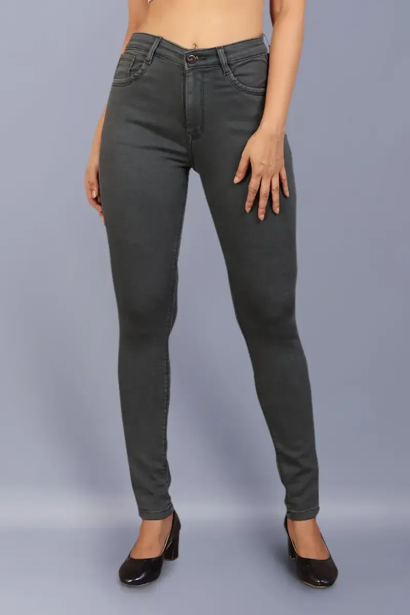 Women Denim Solid High Rise Jeans 01914130DARGRE