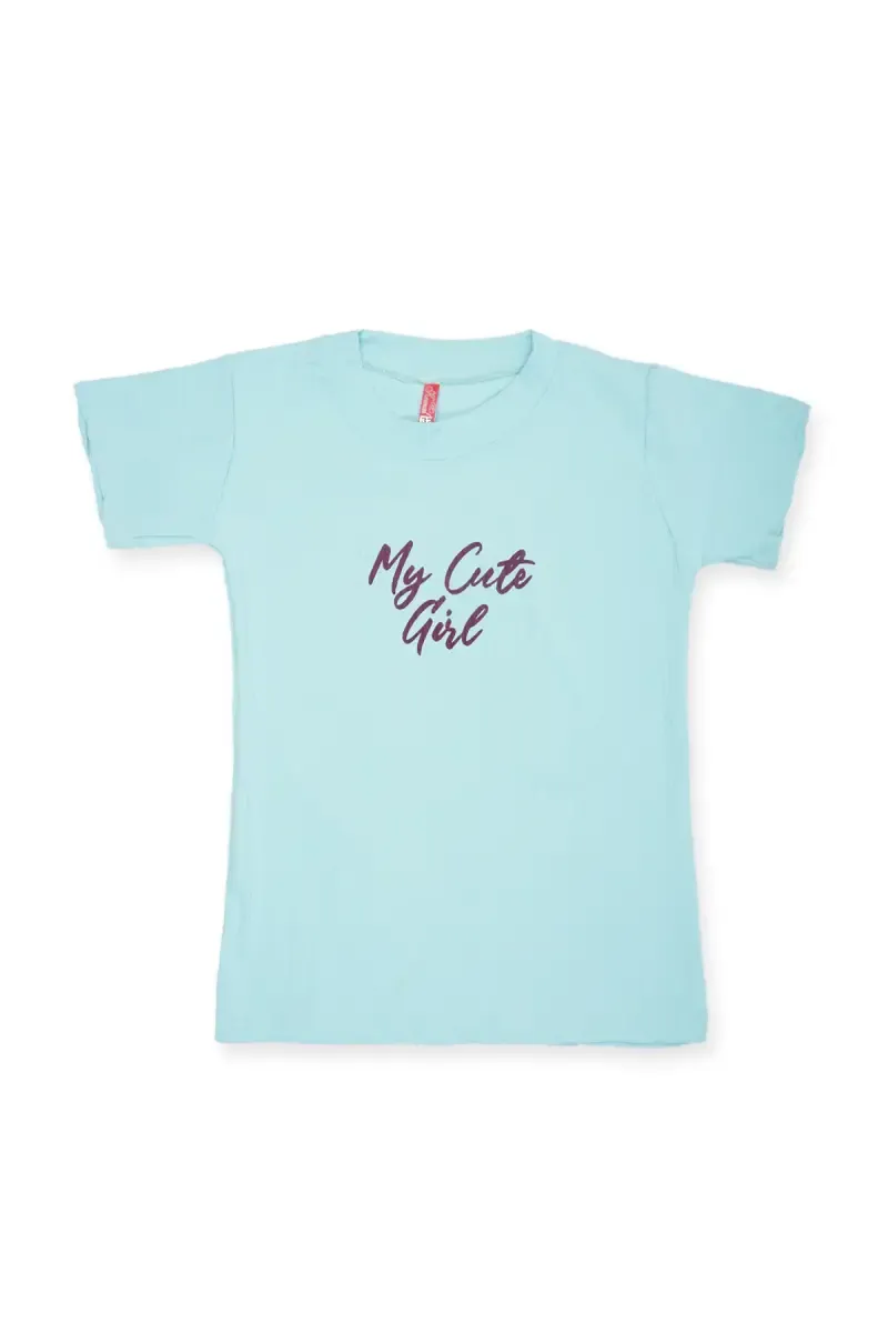 Girl's Lycra Printed Regular T-Shirt 01934578YRSAQU
