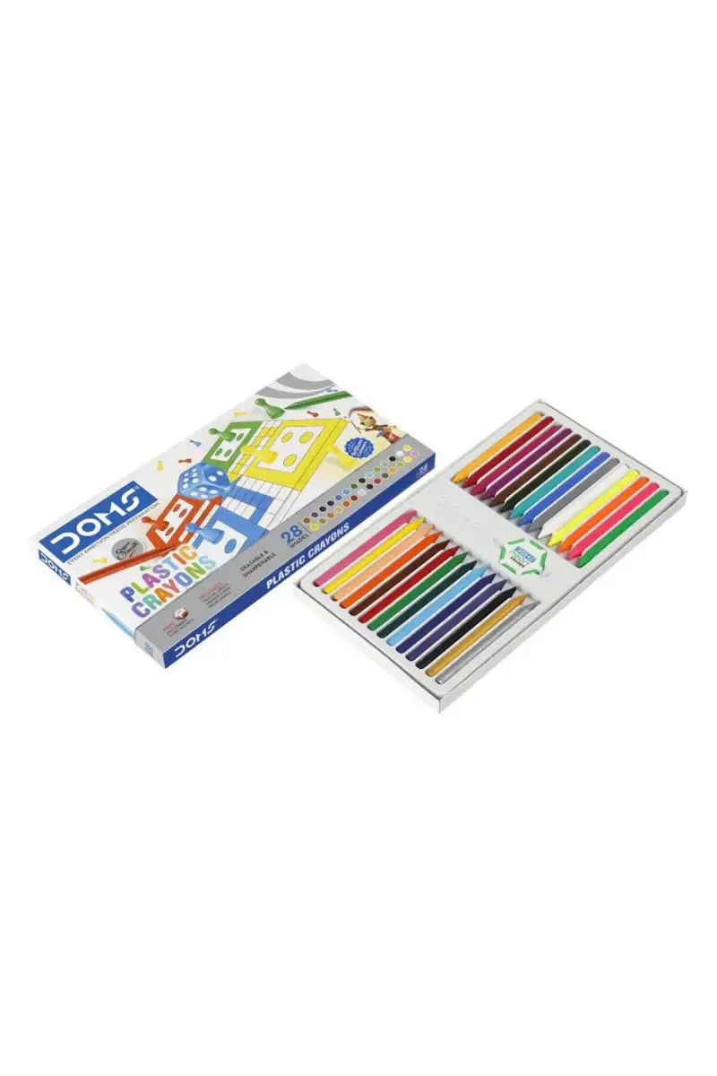 Doms Plastic Crayons  - 28 Shades