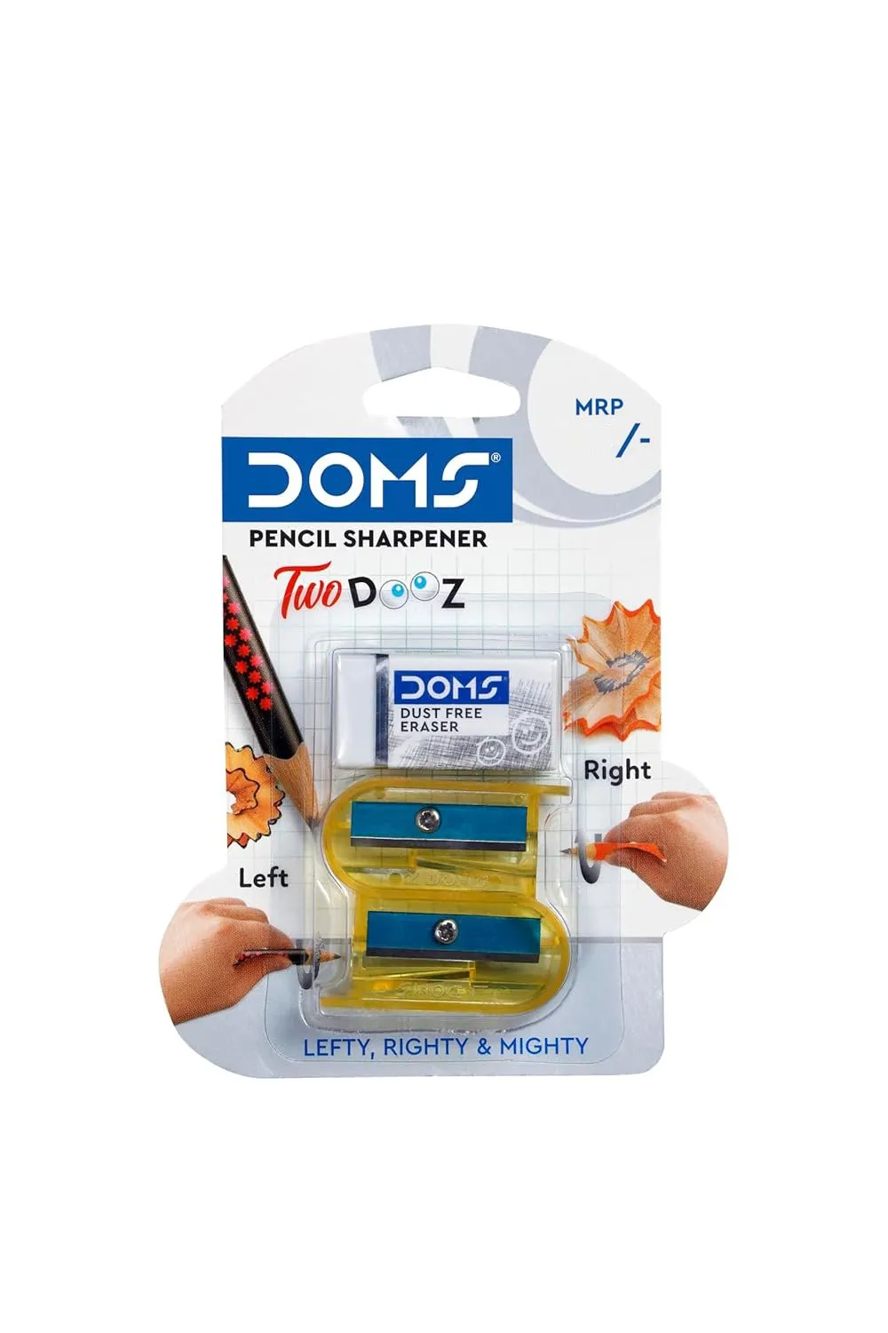 Doms Two Dooz Sharpener with Eraser - Pack of 1