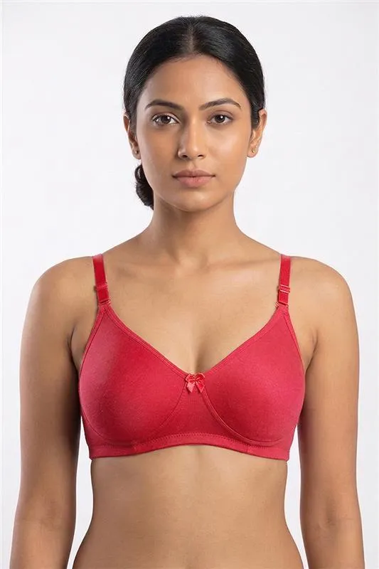 Cotton Blend Non Padded Bra for Women 019498DEEPIN40