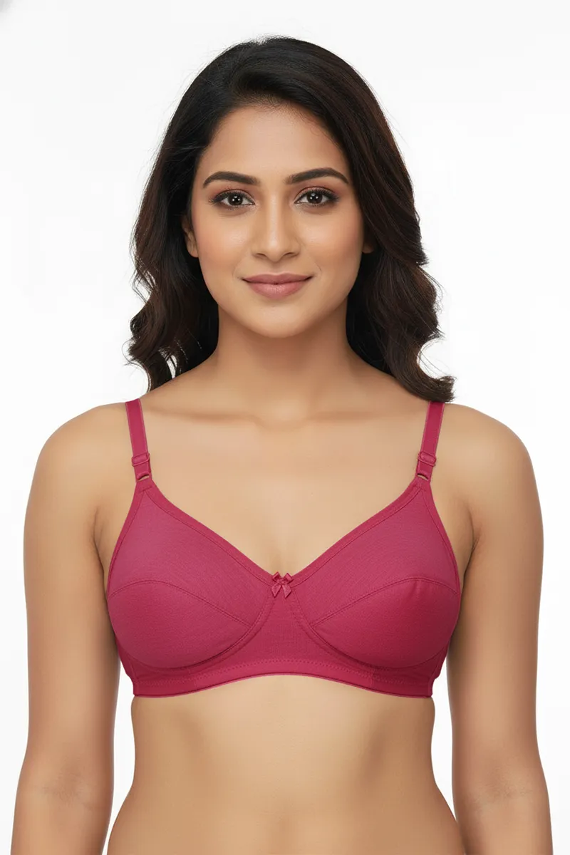 Cotton Blend Non Padded Bra for Women 019499DEEPIN36