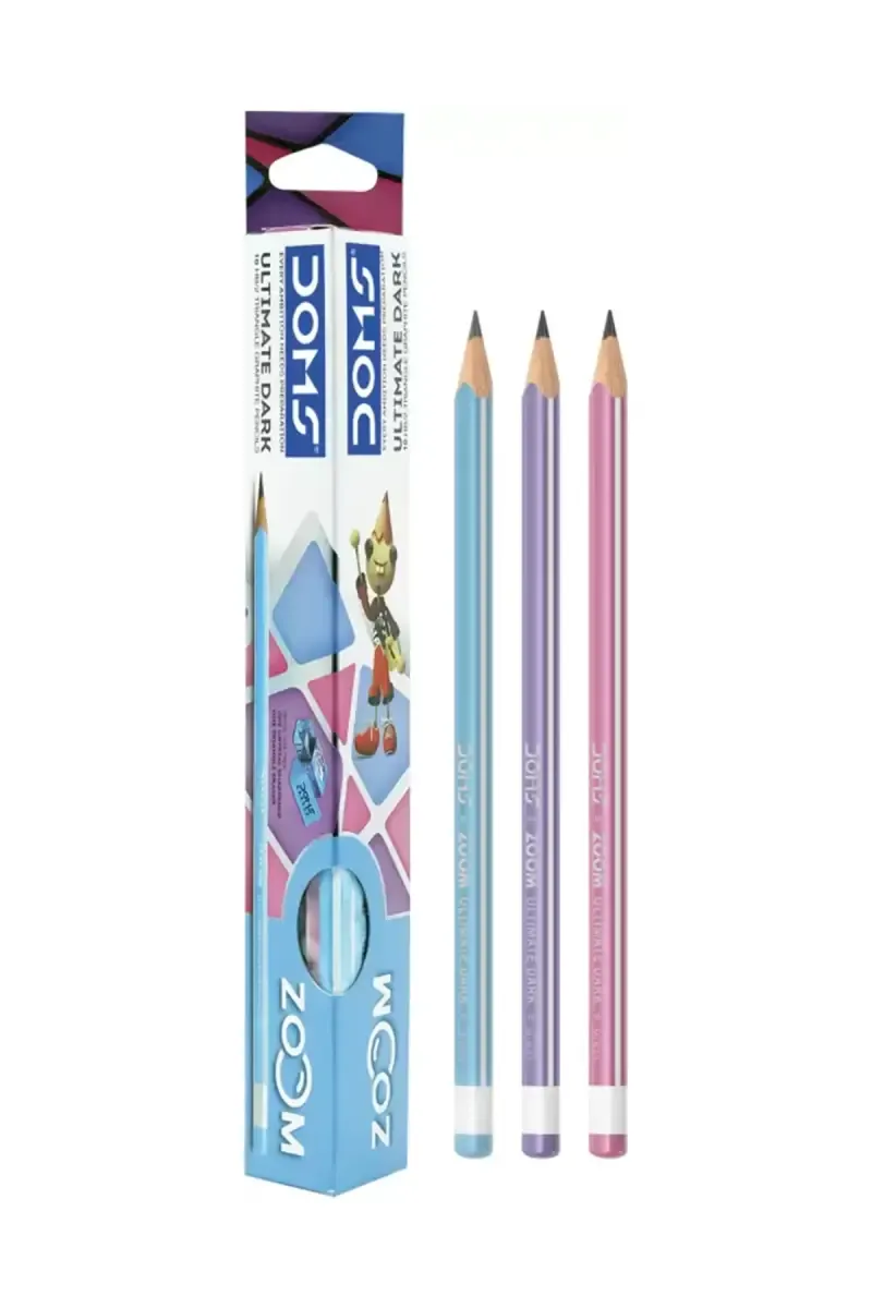 Doms Ultimate Dark Zoom Pencil - Pack Of 10 